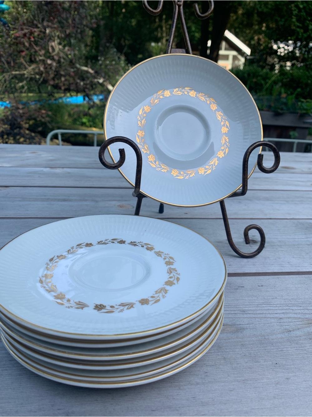 Vintage Royal Doulton “Fairfax” Saucers (lot of 7) - TC 1006